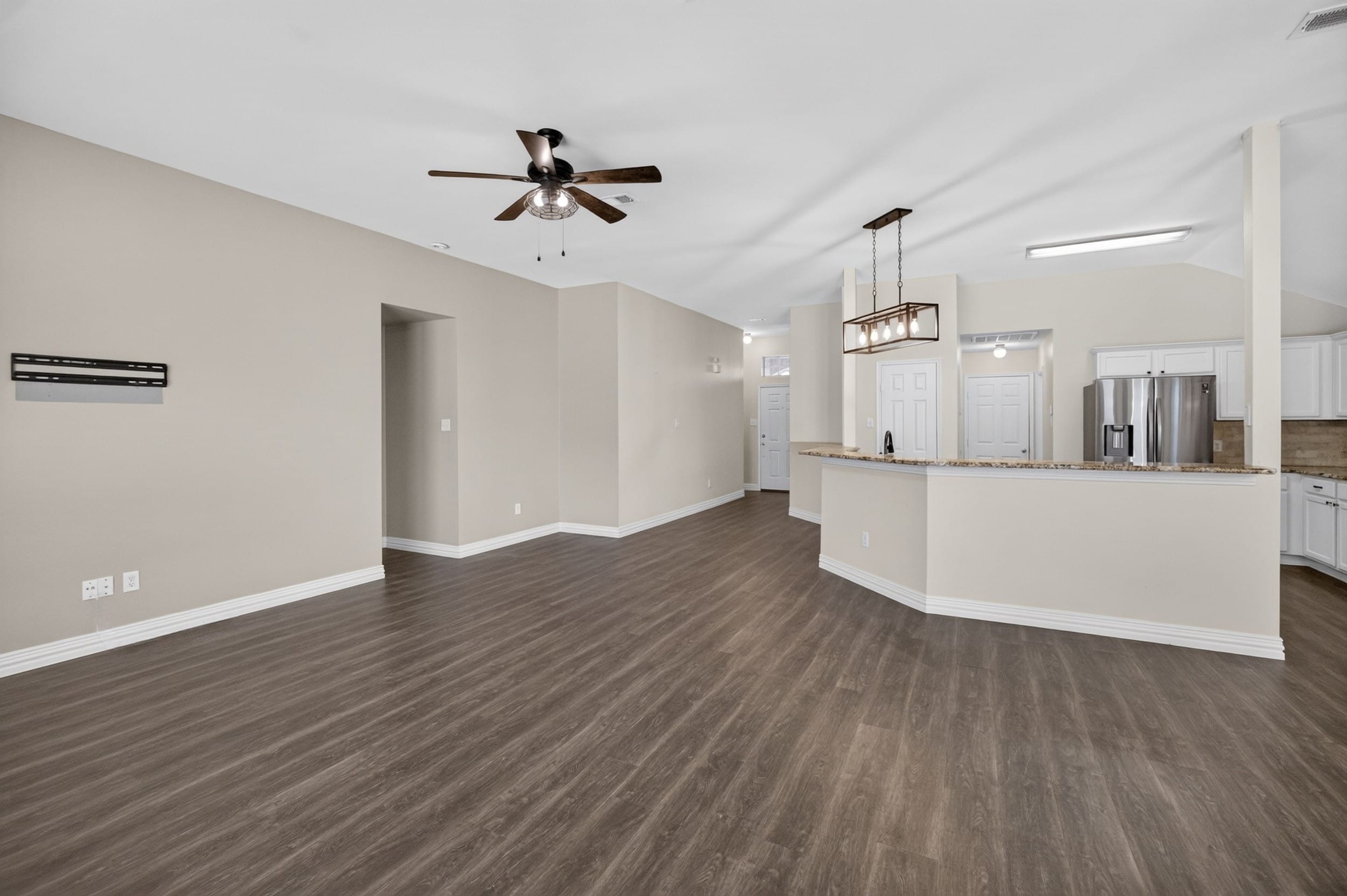 9612 Linton Drive, Fort Worth, Texas 76108 5 Main living area with luxury vinyl plank flooring at 9612 Linton Drive