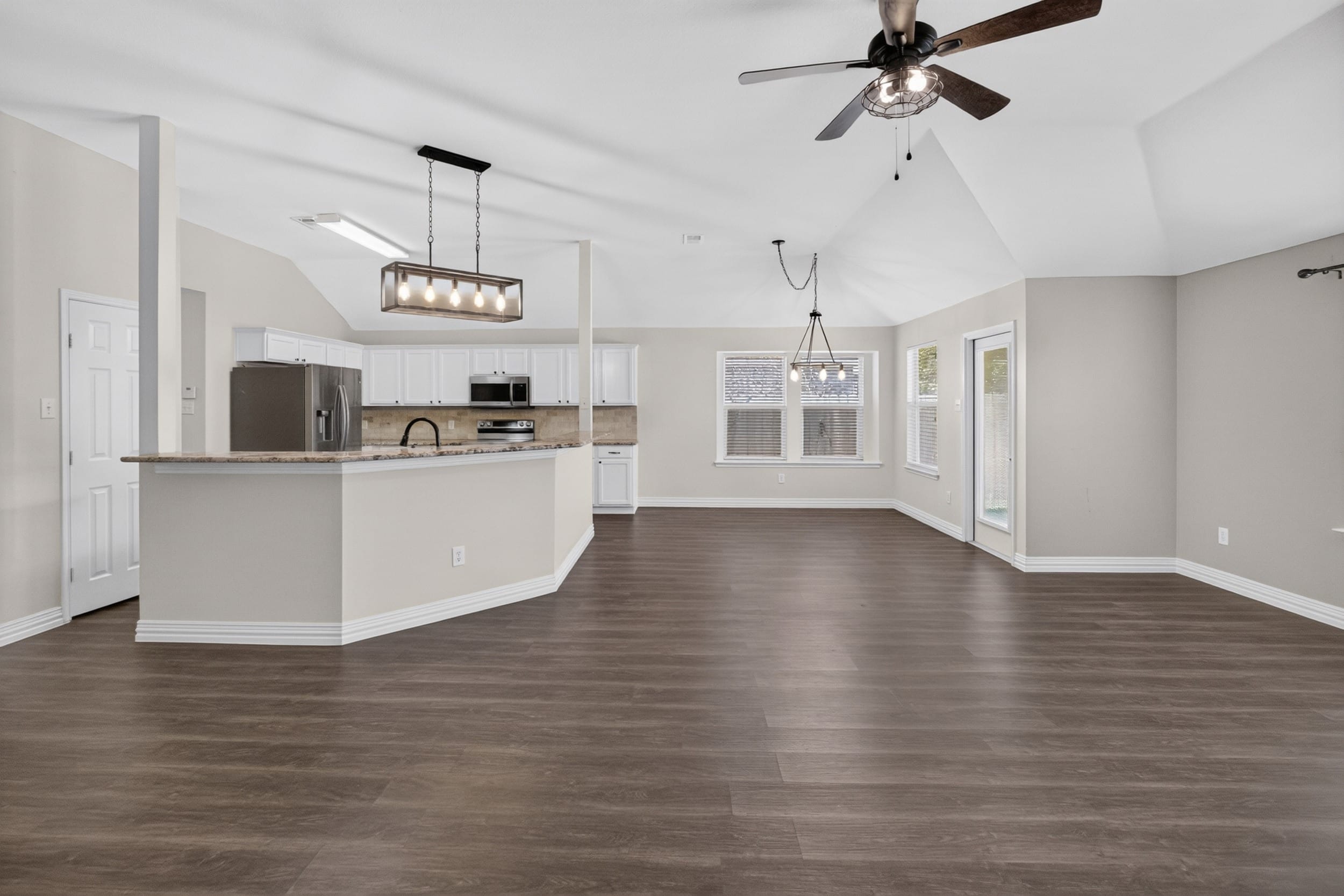 9612 Linton Drive, Fort Worth, Texas 76108 7 Open kitchen and dining layout at 9612 Linton Drive