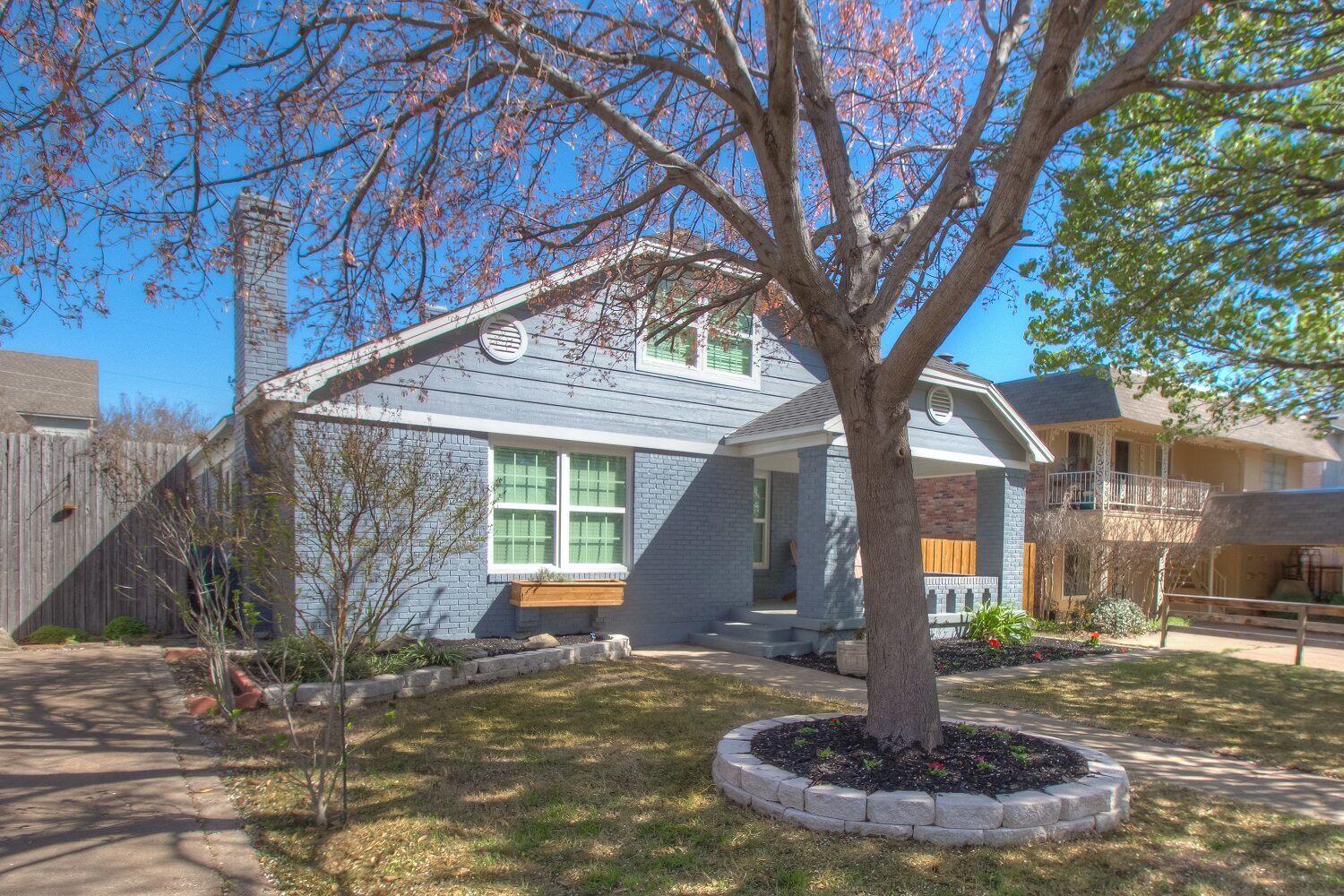 4608 Lafayette Avenue, Fort Worth, TX 76107 - Seller 39 Front exterior and porch at 4608 Lafayette Avenue