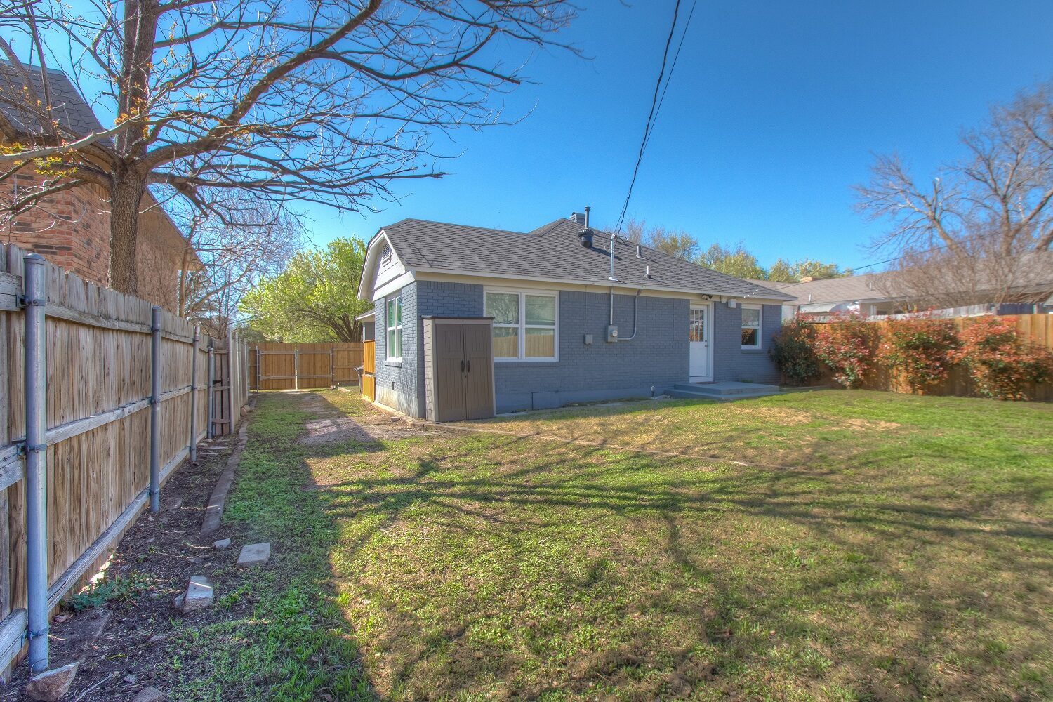 4608 Lafayette Avenue, Fort Worth, TX 76107 - Seller 32 Rear exterior and fenced yard at 4608 Lafayette Avenue