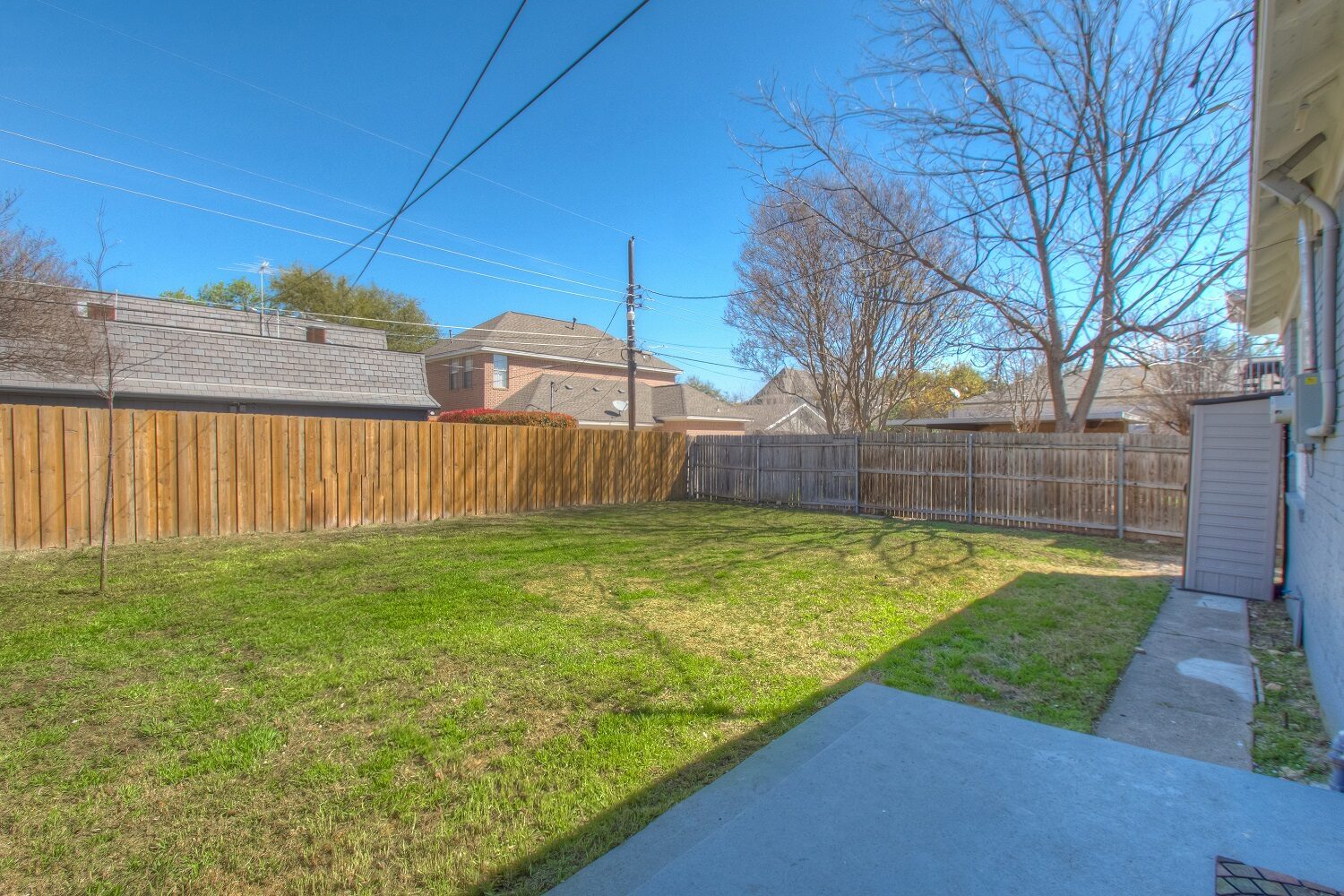 4608 Lafayette Avenue, Fort Worth, TX 76107 - Seller 36 Fenced backyard at 4608 Lafayette Avenue