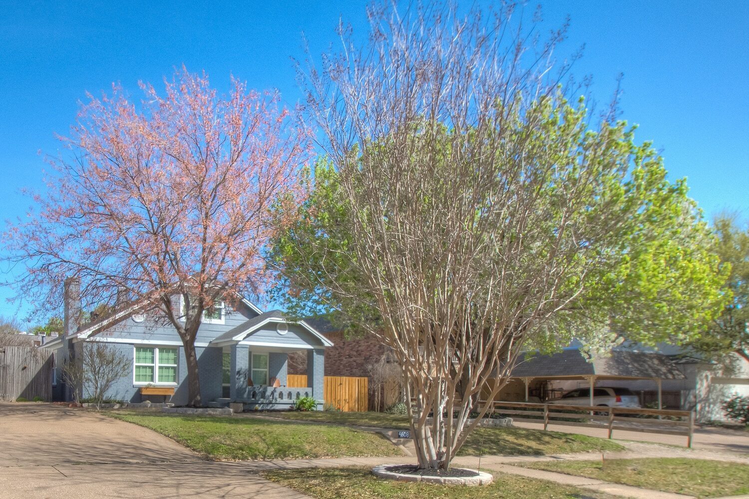 4608 Lafayette Avenue, Fort Worth, TX 76107 - Seller 43 Front yard and street view at 4608 Lafayette Avenue